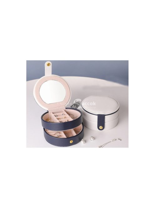 Díszdoboz ékszer tároló tálca láda - Egyedi ékszertartó doboz fiókkal - Divatos ékszer tároló rekesz