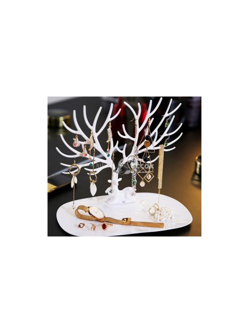 Ékszer szervező fa kijelző állvány