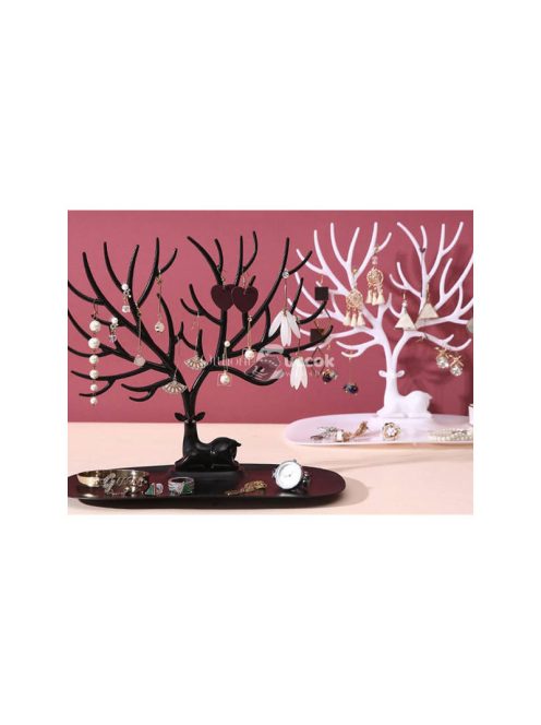 Ékszer szervező fa kijelző állvány