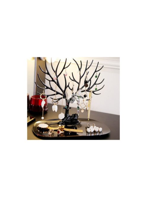 Ékszer szervező fa kijelző állvány