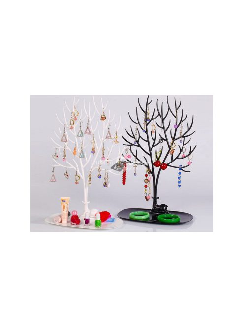 Ékszer tároló állvány szarvasagancs fa - ékszerfa állvány - ékszerorganizátor - ékszer tároló fa - ékszer tartó állvány