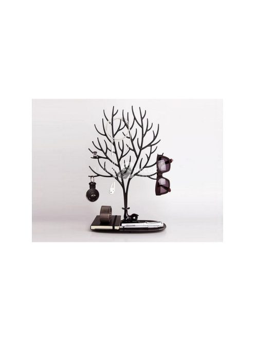 Ékszer tároló állvány szarvasagancs fa - ékszerfa állvány - ékszerorganizátor - ékszer tároló fa - ékszer tartó állvány