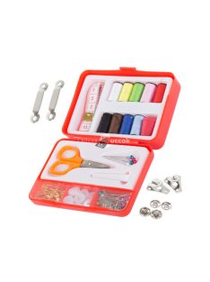   Varrókészlet varró tok tű cérna tűzőgombok - Varrókészlet varrás tűzőgombok cérna varrótű