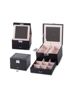   Ékszerdoboz szerveződoboz - gyűrűk, nyakláncok, karkötők tárolására - ajándék ötlet hölgyeknek