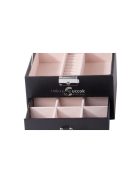 Ékszerdoboz szerveződoboz - gyűrűk, nyakláncok, karkötők tárolására - ajándék ötlet hölgyeknek