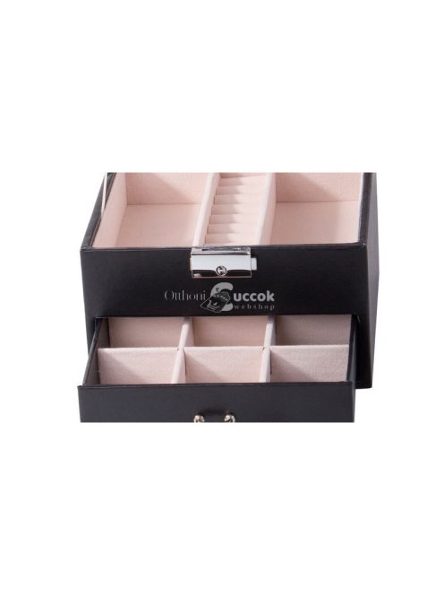 Ékszerdoboz szerveződoboz - gyűrűk, nyakláncok, karkötők tárolására - ajándék ötlet hölgyeknek