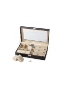 Óra-ékszer szemüvegtartó szervező tok