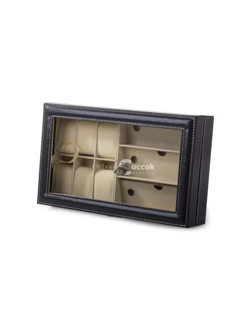 Óra-ékszer szemüvegtartó szervező tok