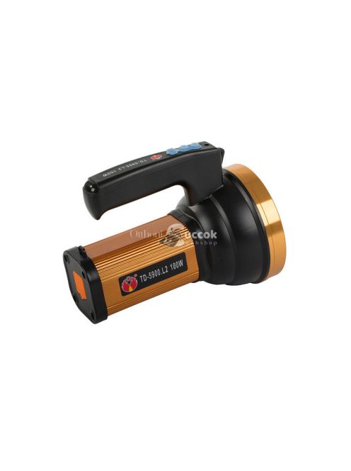 Erőteljes újratölthető LED kemping kereső lámpa