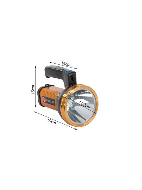 Erőteljes újratölthető LED kemping kereső lámpa