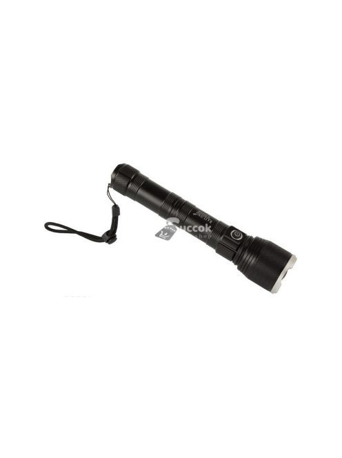 Katonai zseblámpa Cree XHP160 LED-del, erős fényerejű rendőr fáklyával