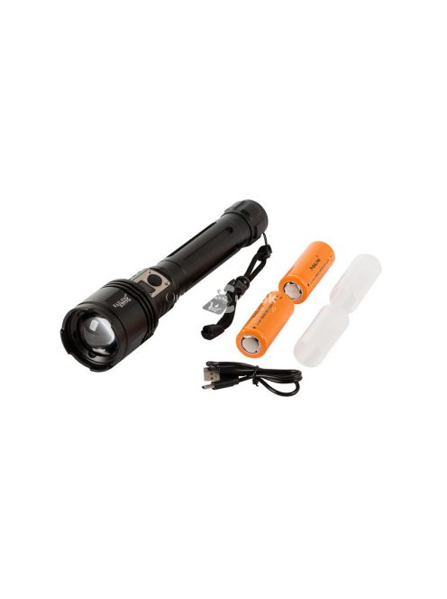 Katonai taktikai zseblámpa Cree XHP160 erős fényűvel