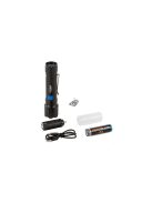 Katonai taktikai zseblámpa zoom funkcióval xhp50 LED-del