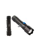 Katonai taktikai zseblámpa zoom funkcióval xhp50 LED-del