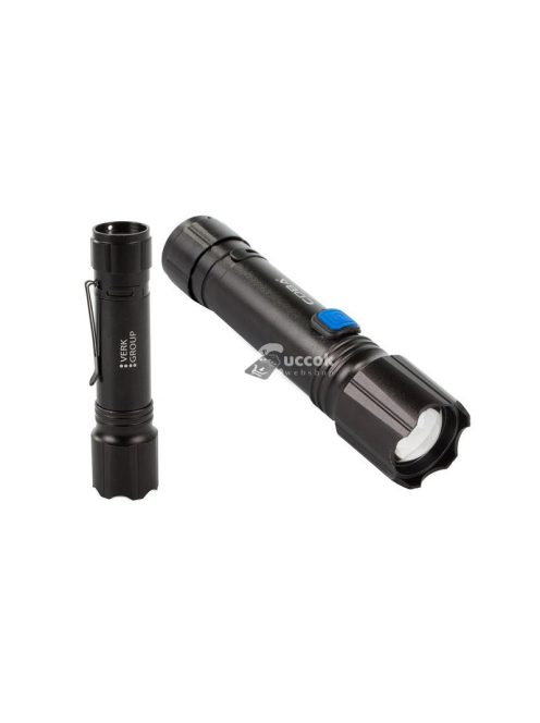 Katonai taktikai zseblámpa zoom funkcióval xhp50 LED-del