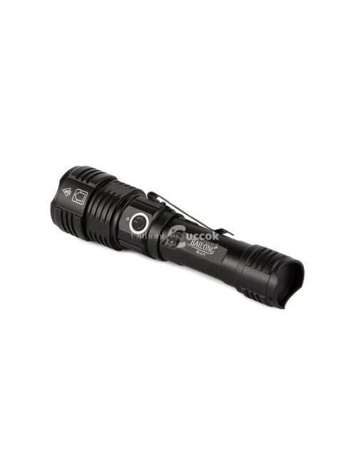 Katonai taktikai Bailong LED zseblámpa zoommal