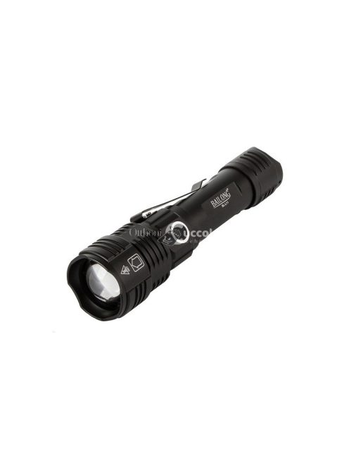 Katonai taktikai Bailong LED zseblámpa zoommal