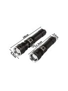 Taktikai katonai Bailong vezetett Cree XHP160 zseblámpa