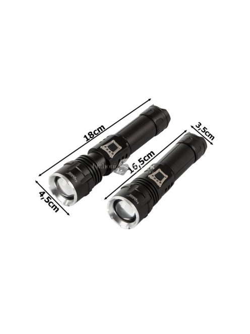 Taktikai katonai Bailong vezetett Cree XHP160 zseblámpa