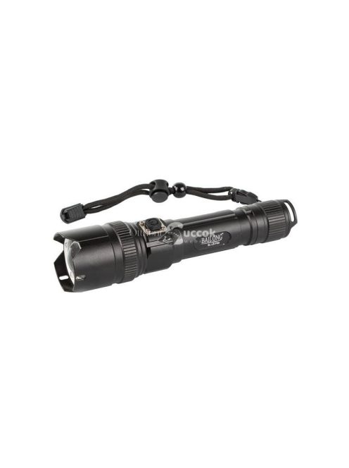 Taktikai zseblámpa Bailong LED XHP99 zoom funkcióval - erős fényű, hordozható világítás