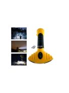 Széles látószögű LED zseblámpa 180 fokos forgatható fejjel és erős mágnessel