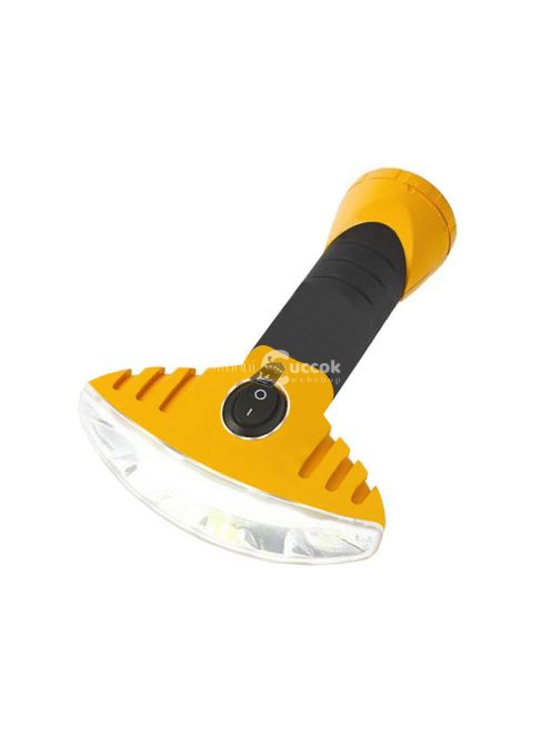 Széles látószögű LED zseblámpa 180 fokos forgatható fejjel és erős mágnessel