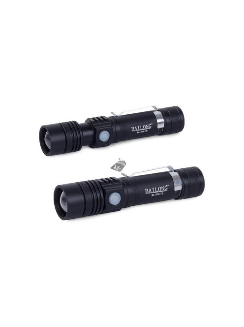 Taktikai Bailong vezetett zseblámpa Cree Zoom XM-L T6