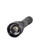 Erős taktikai LED zseblámpa XHP50 zoom USB csatlakozással.