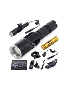 Taktikai Bailong USB LED lámpa Cree XM-L3-U3 LED-del