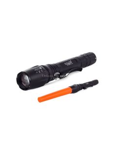Taktikai zoomos Bailong LED zseblámpa Cree XM-L3-U3 LED-del