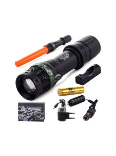 Taktikai zseblámpa zoom Cree LED-del - Bailong XML-T6