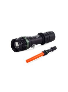 Taktikai zseblámpa zoom Cree LED-del - Bailong XML-T6