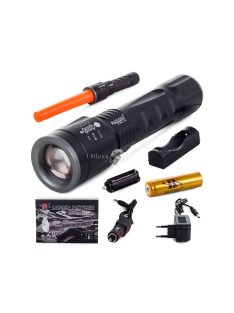   Taktikai LED zseblámpa zoom funkcióval - XM-L3 U3 fényforrással