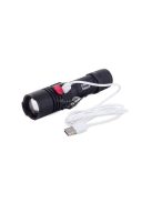Taktikai Bailong Cree LED XM-L3-U3 USB zseblámpa