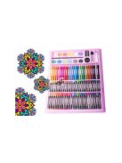 Művész készlet festőkocsi 168 db-ral