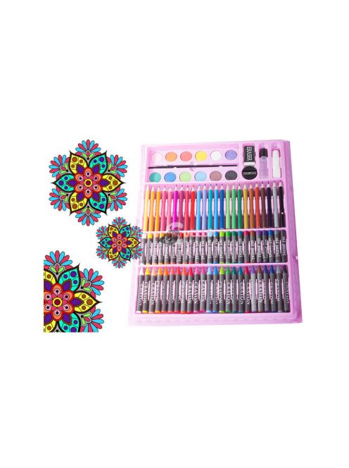 Művész készlet festőkocsi 168 db-ral