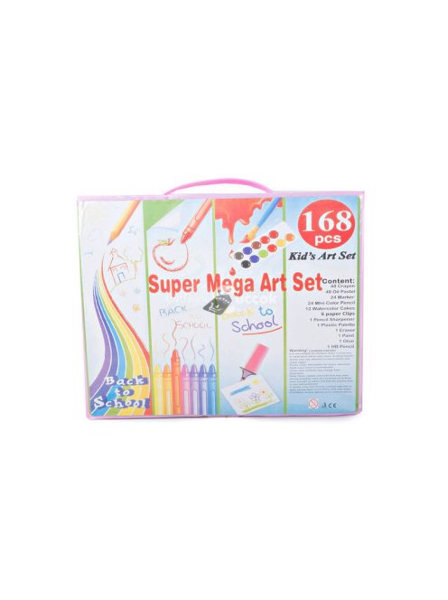 Művész készlet festőkocsi 168 db-ral