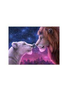   Gyémánt festés oroszlán király készlet - Gyémánt festmény király - Gyémánt festés - Gyémánt kirakó - Gyémánt mozaik