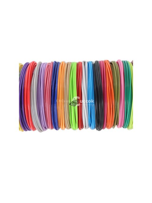 3D PLA szál 20 x 20 m 400 méteres színes csomag készlet