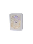 Éjjeli lámpa 3D színek RGB LED távirányító érintés - Magyarul: Színes éjjeli lámpa távirányítóval