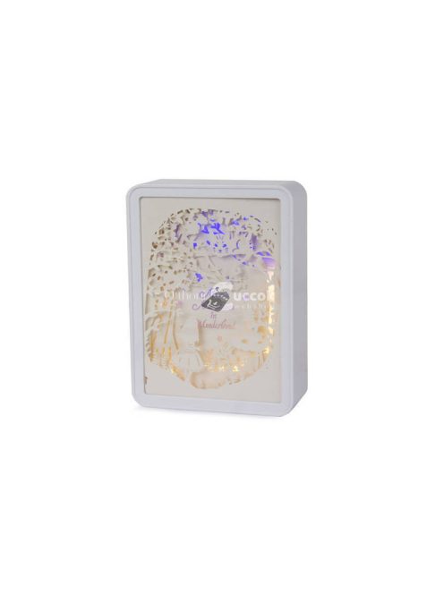 Éjjeli lámpa 3D színek RGB LED távirányító érintés - Magyarul: Színes éjjeli lámpa távirányítóval