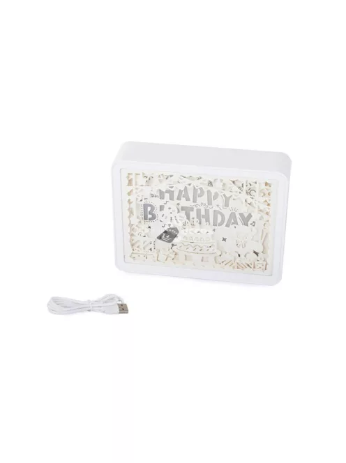 Papír kivágásos éjszakai fény 3D USB - gyerekszoba dekoráció - olcsó - vásárlás - online bolt