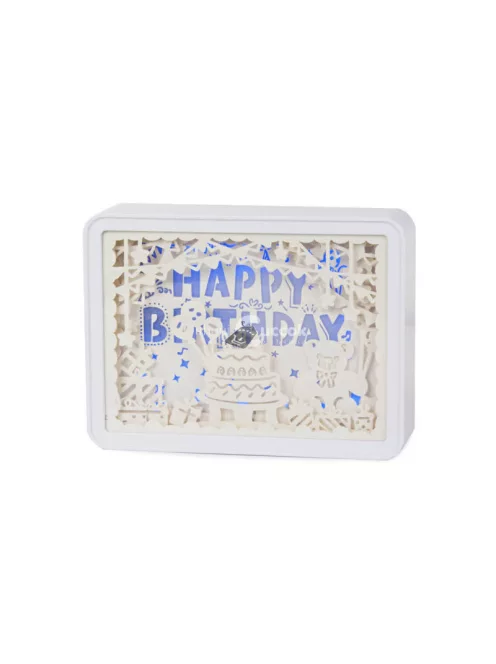 Papír kivágásos éjszakai fény 3D USB - gyerekszoba dekoráció - olcsó - vásárlás - online bolt