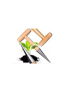 Hagymaültető karó kert tüskével fa mérővel