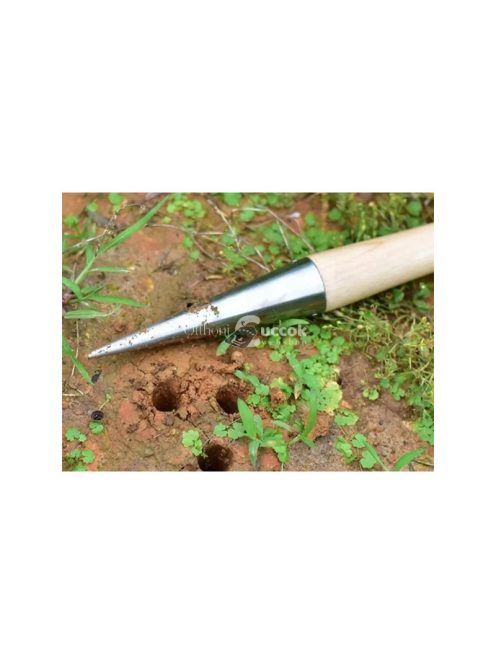 Hagymaültető karó kert tüskével fa mérővel