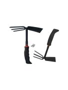 Kertkapa kétfélű lapát karom gereblye kézi ásó növényekhez.