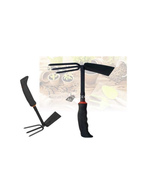 Kertkapa kétfélű lapát karom gereblye kézi ásó növényekhez.