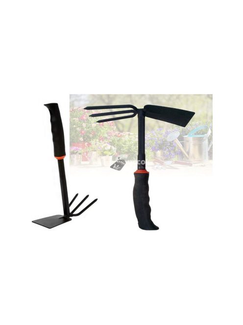 Kertkapa kétfélű lapát karom gereblye kézi ásó növényekhez.