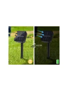 Kerti girland fények 20 LED napelemes többszínű - kerti dekoráció, hangulatfény, terasz világítás