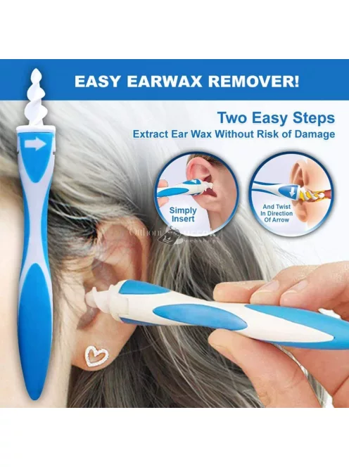 Fültisztító spirál, fülzsír eltávolító